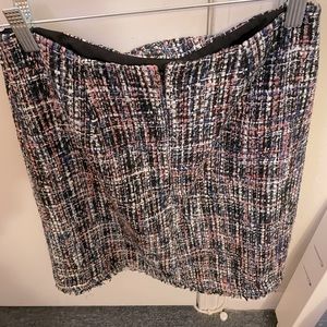 LOFT multicolored pencil skirt